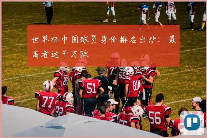 世界杯中国球员身价排名出炉：最高者达千万欧